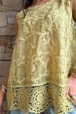 Veronica Embroidered Tank Washed Soft Ochre